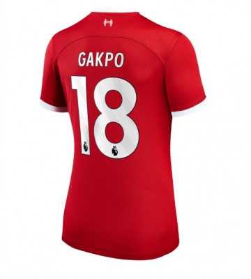 Liverpool Cody Gakpo #18 Hemmatröja Dam 2023-24 Kortärmad